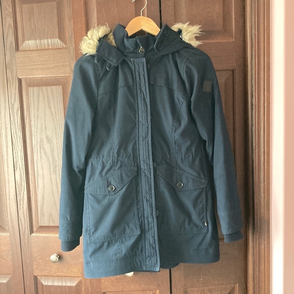 Hollister Faux Fur Winter Jacket size S - Picture 3 of 5
